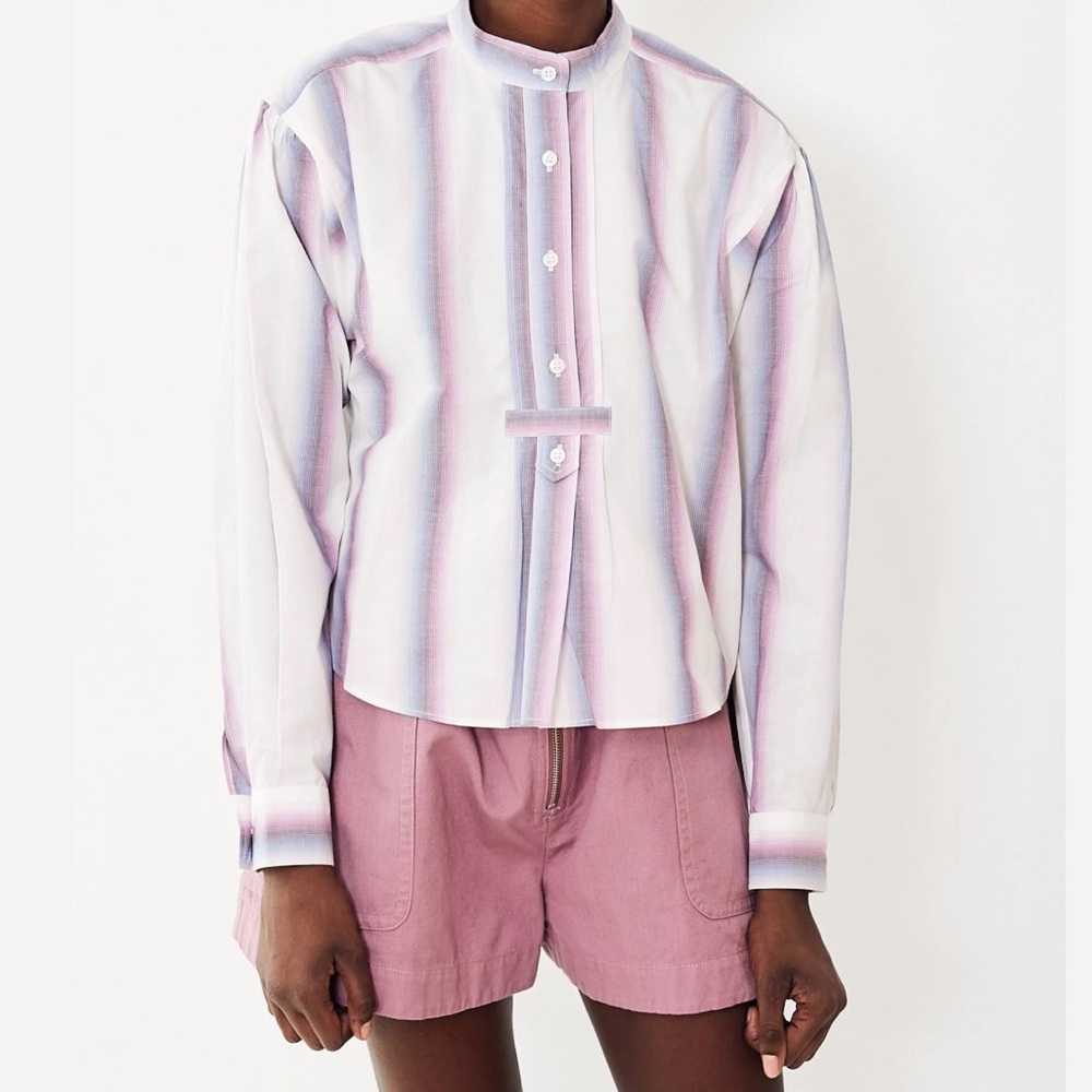 Isabel Marant Etoile Jamet Striped Cotton Shirt Size 38 or 6